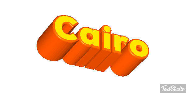 Cairo Text effect