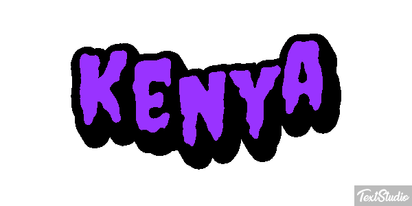 Kenya Effetto testo