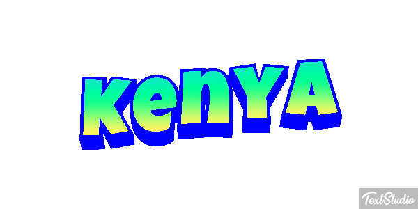 Kenya Effetto testo