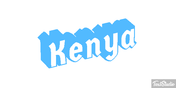 Kenya Effetto testo