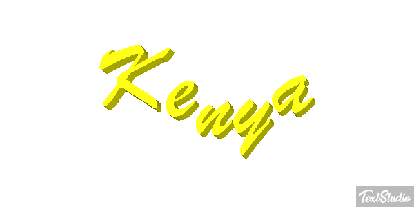Kenya Effetto testo