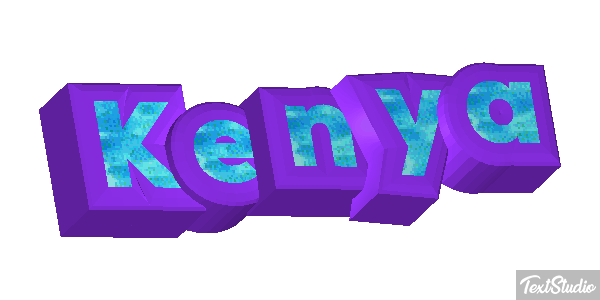 Kenya Effetto testo