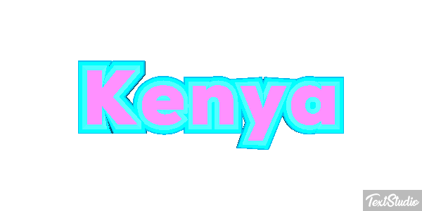 Kenya Effetto testo