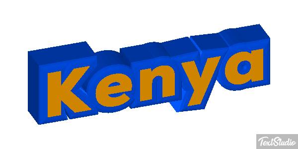 Kenya Effetto testo