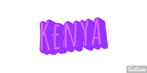 Kenya Effetto testo