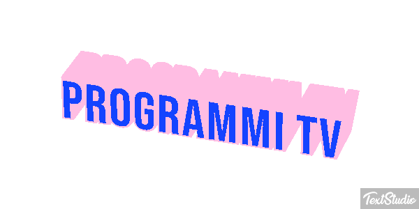Programmi Tv Tekst effect