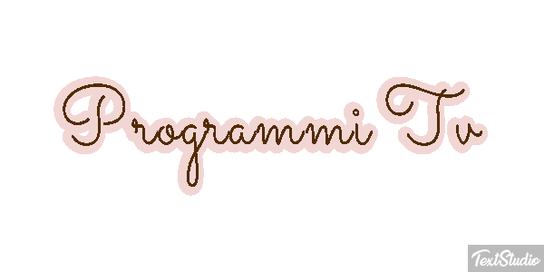Programmi Tv Tekst effect