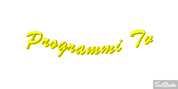 Programmi Tv Tekst effect
