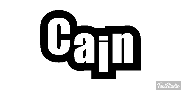 Cain Tekst effect