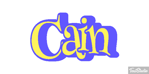 Cain Tekst effect