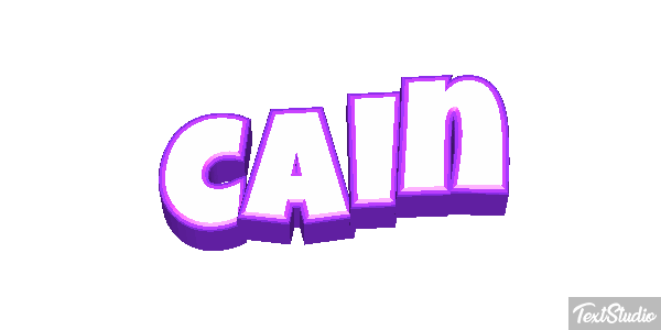 Cain Tekst effect