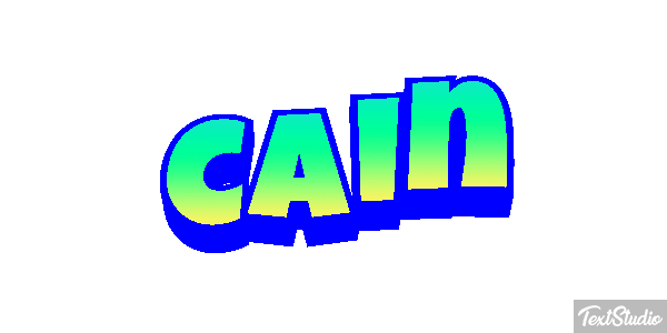 Cain Tekst effect