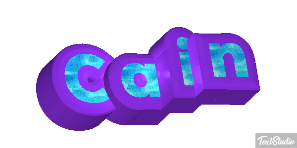 Cain Tekst effect