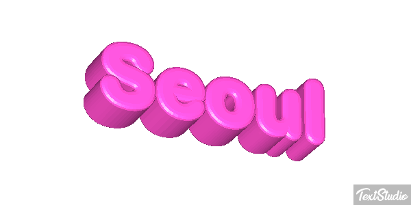Seoul Efekt tekstowy