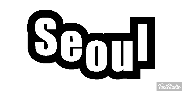 Seoul Efekt tekstowy