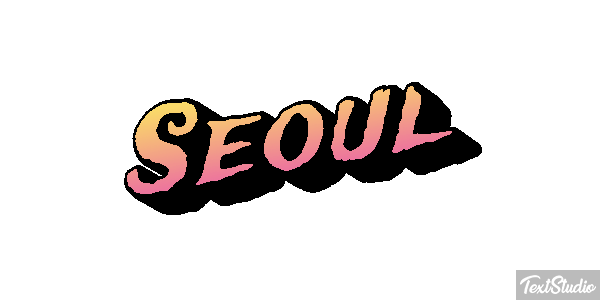 Seoul Efekt tekstowy