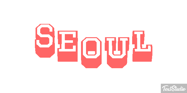 Seoul Efekt tekstowy