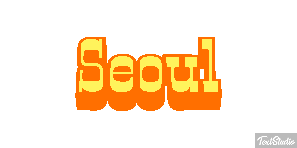 Seoul Efekt tekstowy