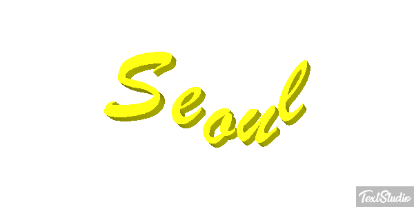 Seoul Efekt tekstowy