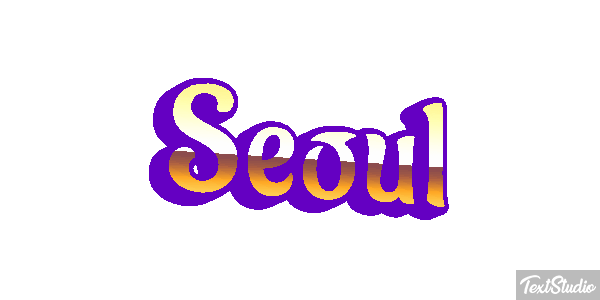 Seoul Efekt tekstowy