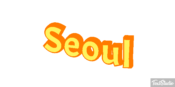 Seoul Efekt tekstowy