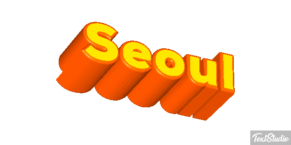 Seoul Efekt tekstowy