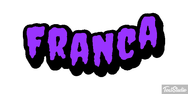 Franca Text effect