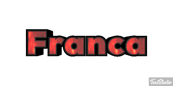 Franca Text effect