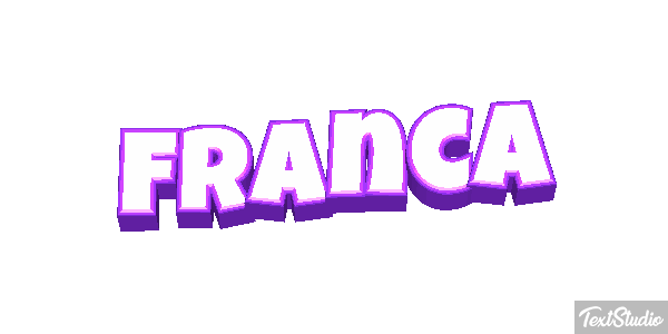 Franca Text effect