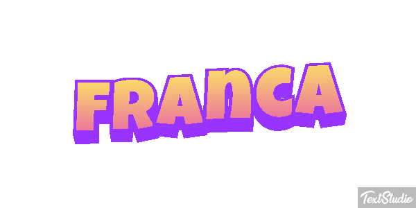 Franca Text effect