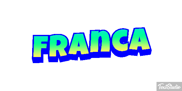 Franca Text effect