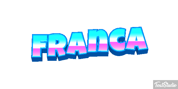 Franca Text effect