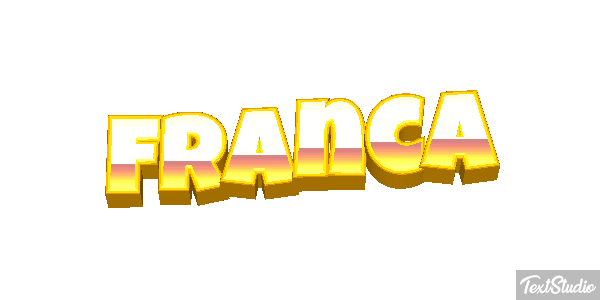 Franca Text effect