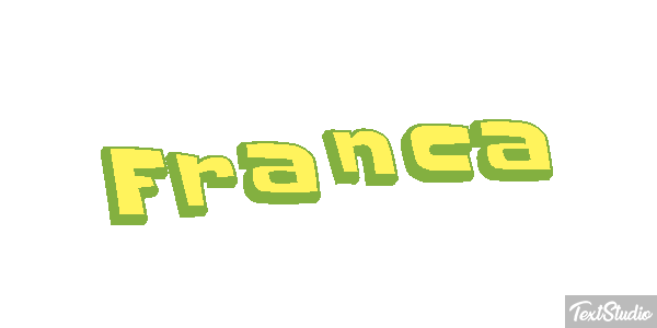 Franca Text effect
