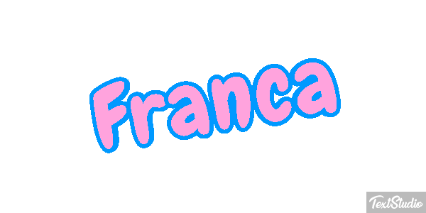 Franca Text effect