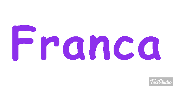 Franca Text effect