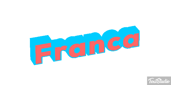 Franca Text effect
