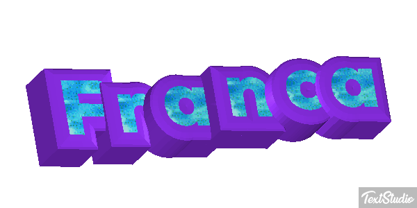 Franca Text effect