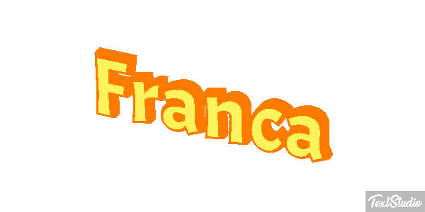 Franca Text effect