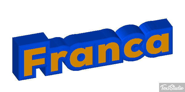 Franca Text effect