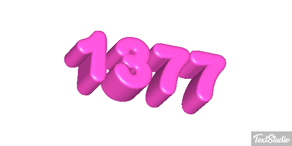 1377 Text effect