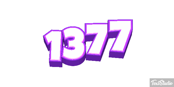 1377 Text effect