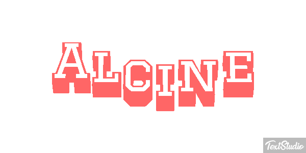 Alcine Effet de texte