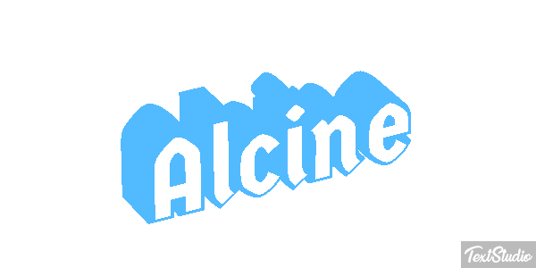 Alcine Effet de texte