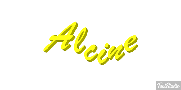 Alcine Effet de texte