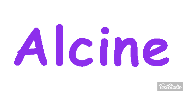 Alcine Effet de texte