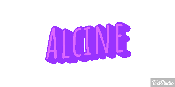 Alcine Effet de texte