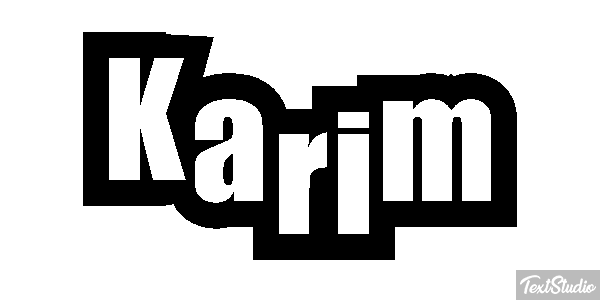 Karim Text effect