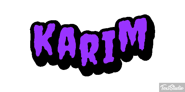 Karim Text effect
