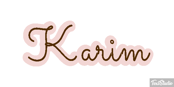 Karim Text effect